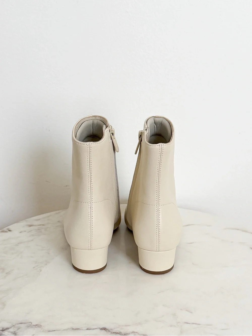 Vince Ravenna Leather Bootie Moonlight Size 6 US/ 36 EU